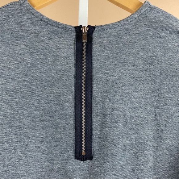 GAP Large Abyss Gwen Top Back Exposed Zipper Career Teacher Office Modern - Picture 4 of 7